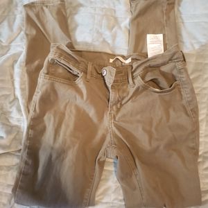 Levi pants size 28. Olive color
